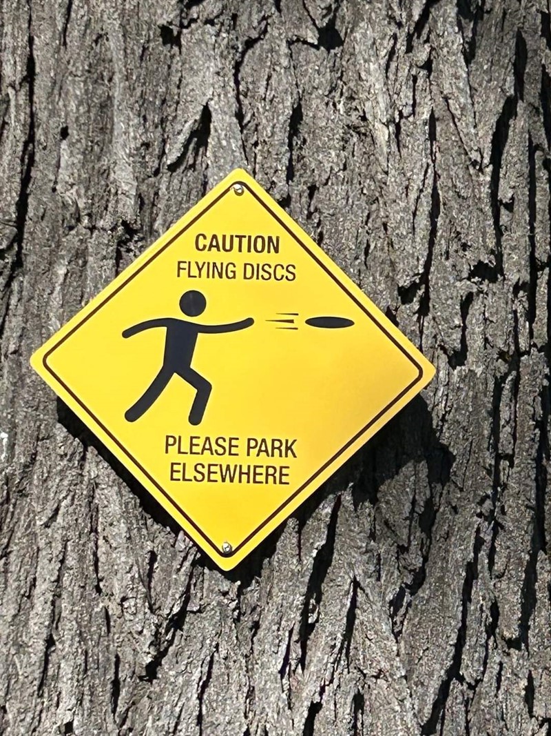 Disc Golf Sign